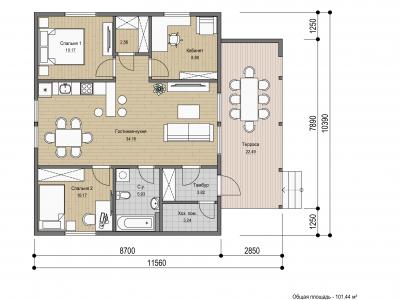 Проект дома 8-02К