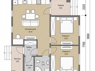 Проект дома 6-02П Проект дома 6-02П