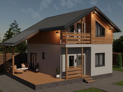 Проект дома МД1-88-110 Проект дома МД1-88-110