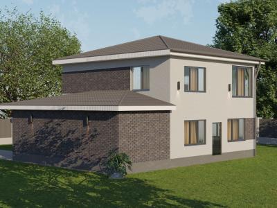 Проект двухэтажного дома ДД1-198-162 Проект двухэтажного дома ДД1-198-162