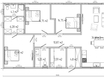 Проект дома ОД10-135-119 Проект дома ОД10-135-119
