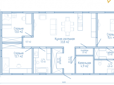 Проект дома ОД11-128-111