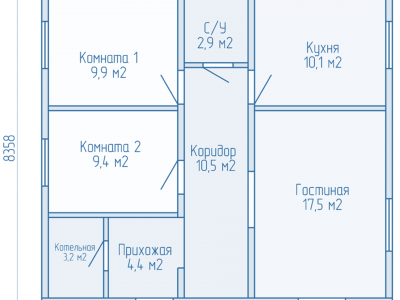 Проект дома ОД5-68-78 Проект дома ОД5-68-78